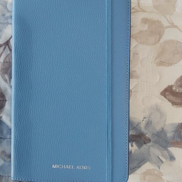 NWT Michael Kors Leather Notebook - Picture 1 of 6